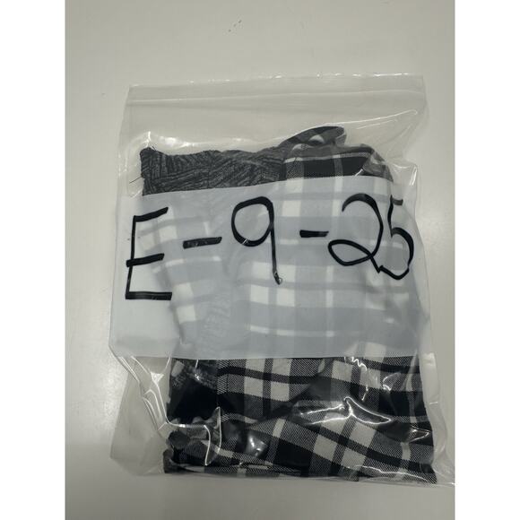 Khakis & Co Womens Shirt Size Medium Gray Heathered Plaid Back Long Sleeve Flowy - Picture 10 of 10